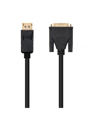 Nanocable cable conversor dp a dvi 2 m negro