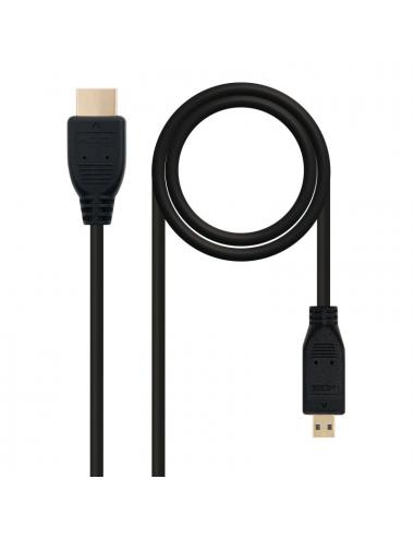 Nanocable cable micro hdmi 1.4 a/m-d/m 0.8 m