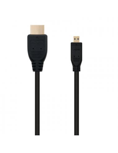 Nanocable cable micro hdmi 1.4 a/m-d/m 0.8 m