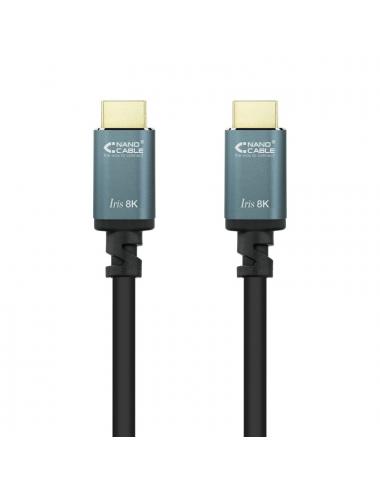 Nanocable cable hdmi 2.1 iris 8k m/m, 3 metros