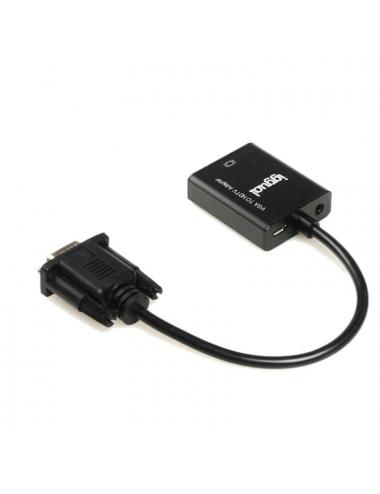 Iggual adaptador vga a hdmi + audio + microusb
