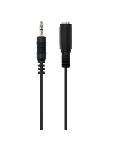 Ewent cable audio estereo 3,5mm/m y 3,5mm/h - 2mt