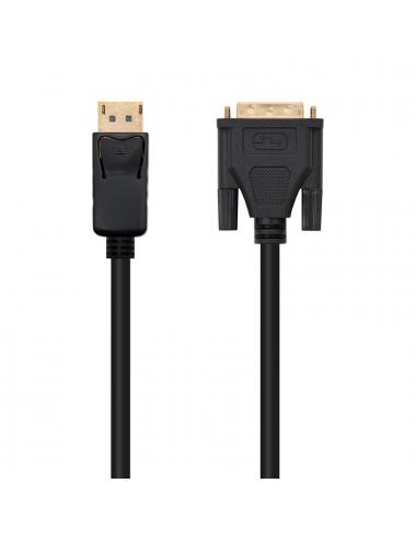 Nanocable cable conversor dp a dvi 1 m negro