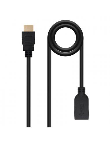 Nanocable cable hdmi prolongador v2.0 1m