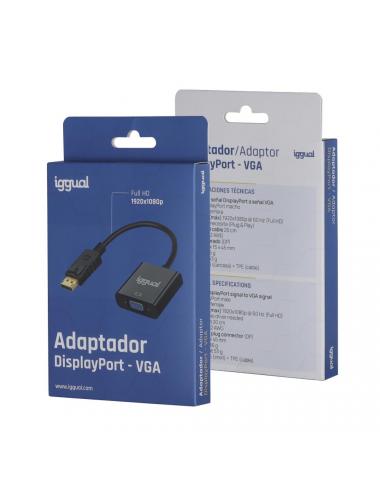 Iggual adaptador displayport (m) a vga (h)