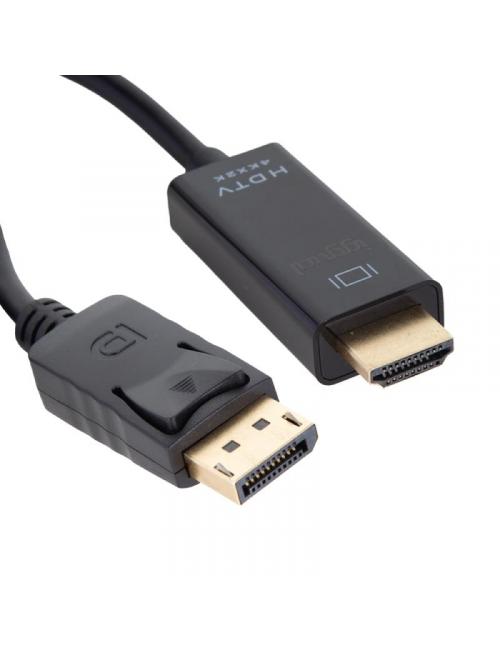 Iggual cable displayport (m) a hdmi (m) 4k 2metros