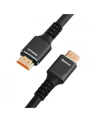 Netlock cable hdmi v2.1 m-m 4k@60hz 48gbps, 15m