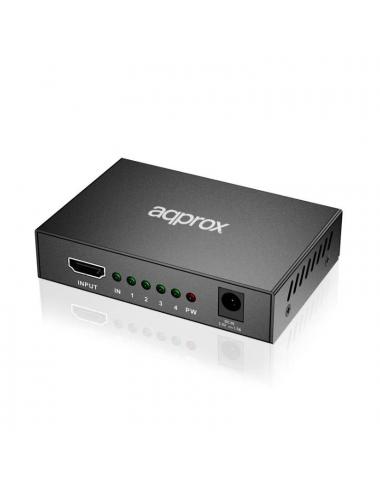 Approx divisor 4k hdmi 4 puertos