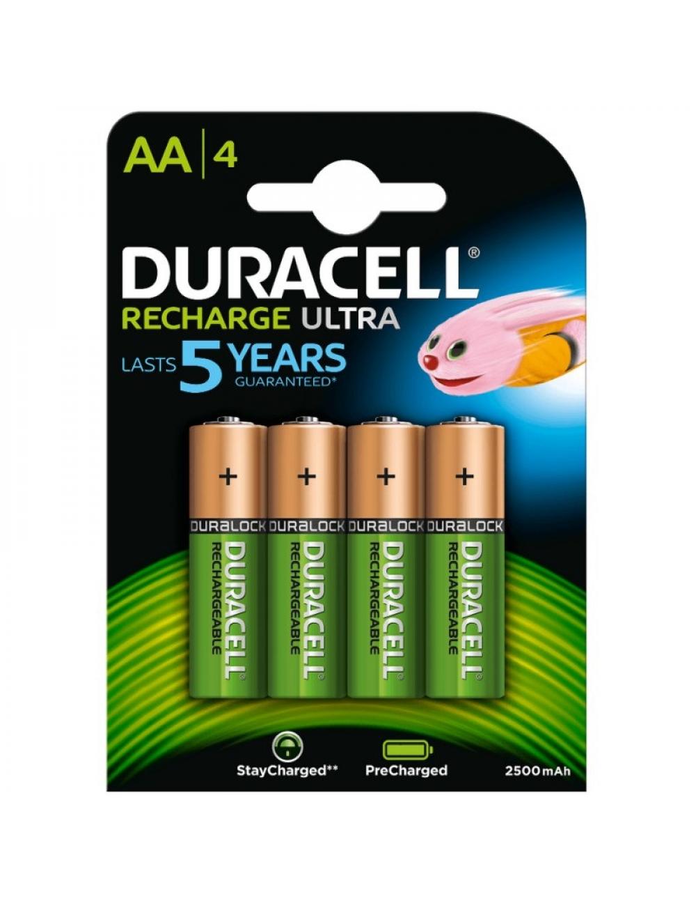 Duracell pila recargable hr6 aa 2500mah blister*4