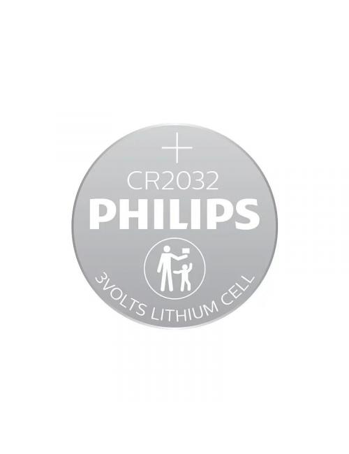 Philips pila boton litio cr2032 3v blister*5