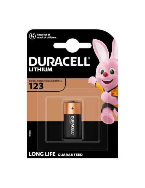 Duracell ultra pila litio cr123a 3v