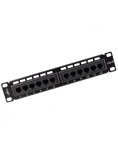Monolyth patch panel 12 puertos 10" utp cat. 6