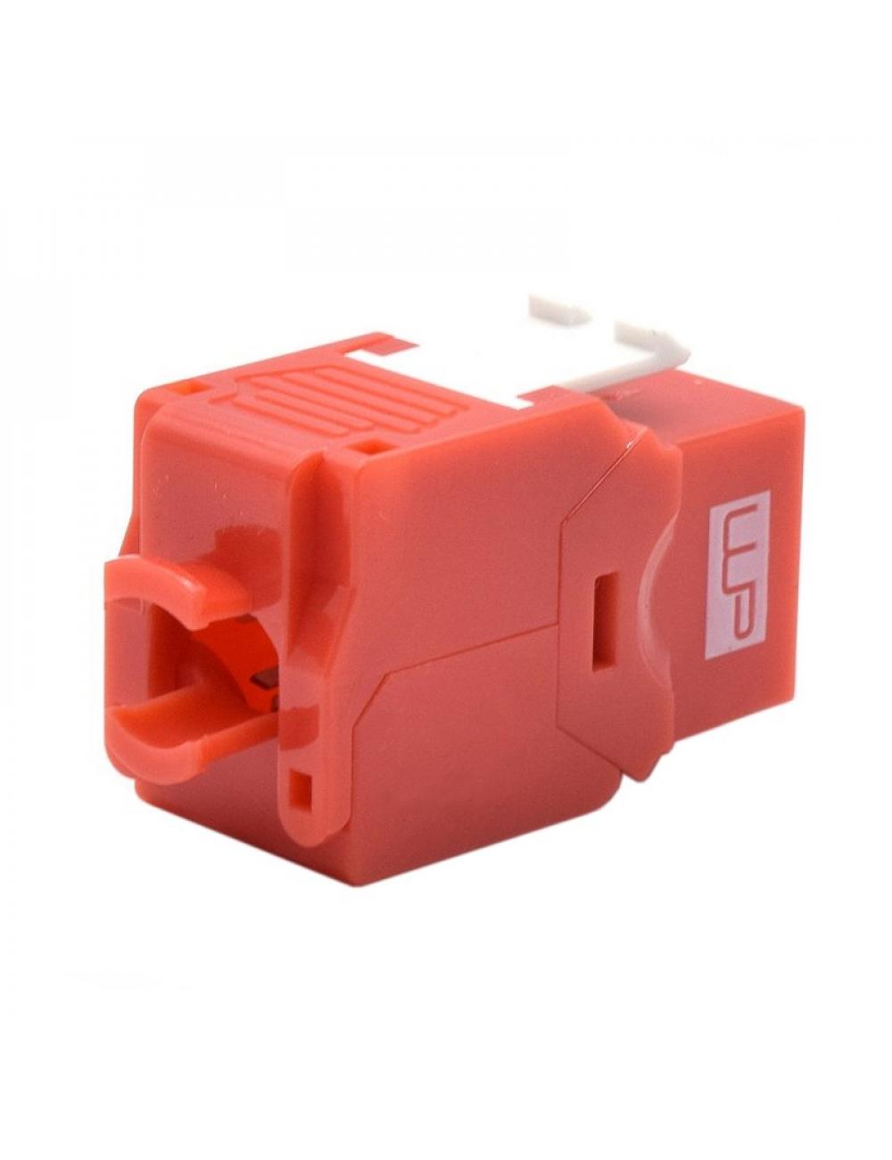 Wp keystone cat. 6a utp rj45/hembra rojo