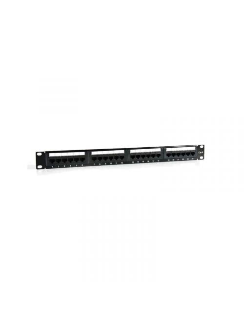 2lan patch panel 19" cat6 24 puertos utp