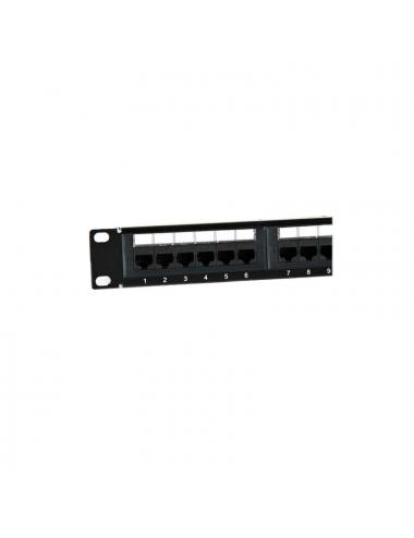 2lan patch panel 19" cat6 24 puertos utp