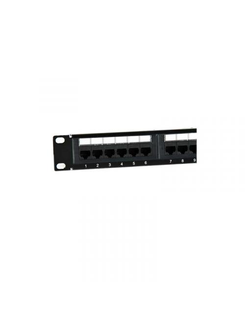 2lan patch panel 19" cat6 24 puertos utp