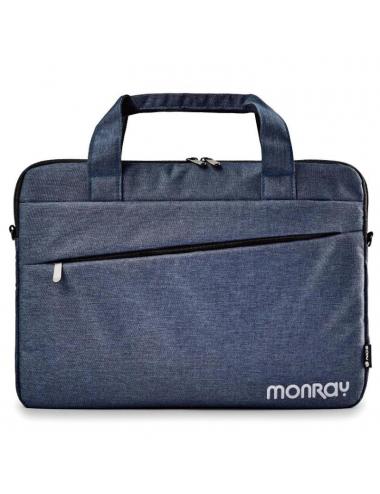 Monray maletin charter 15,6" azul jaspeado