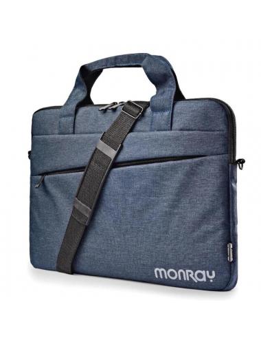 Monray maletin charter 15,6" azul jaspeado