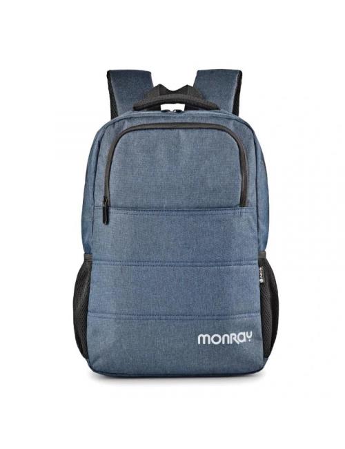 Monray mochila sackscharter 15,6" azul jaspeado