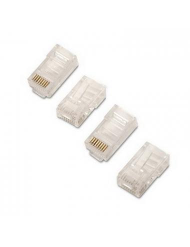 Nanocable conector rj45 categoria 5 utp 100 und.
