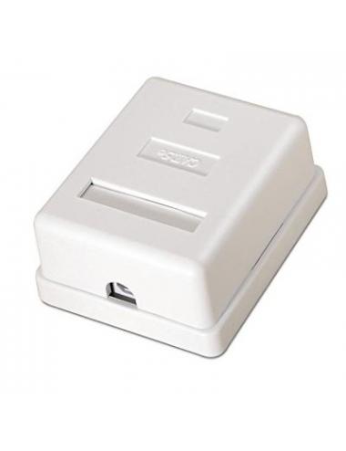 Nanocable roseta superficie cat.6 utp 1 toma