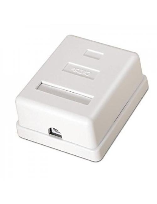 Nanocable roseta superficie cat.6 utp 1 toma