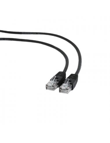 Gembird latiguillo cat.5e utp 0.25 m negro