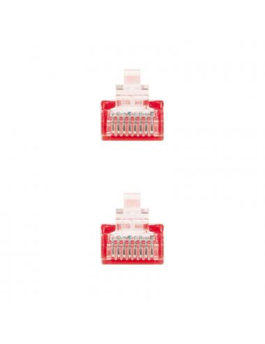 Nanocable latiguillo categoria 6 utp 0.5 m rojo