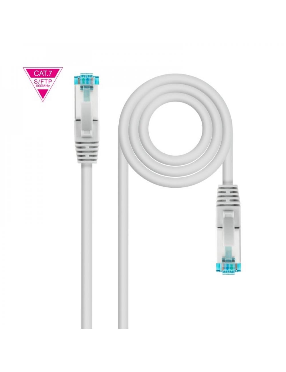 Nanocable latiguillo cat. 7 lszh/sftp 10 m gris