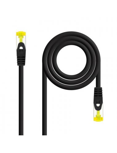 Nanocable latiguillo lszh cat.6a sftp 25cm negro