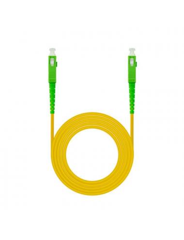 Nanocable cable fibra sc/apc lszh amarillo 5m