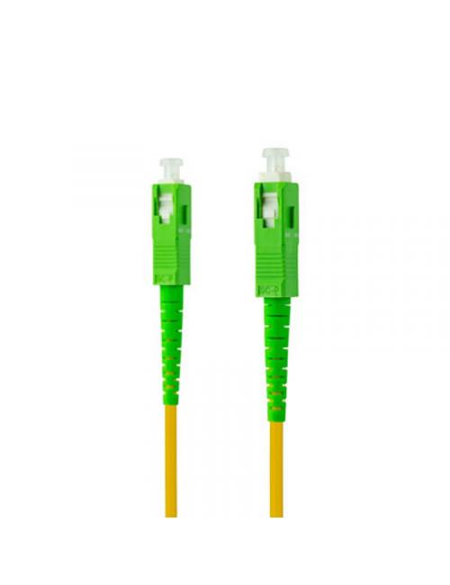 Nanocable cable fibra sc/apc lszh amarillo 5m