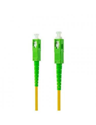 Nanocable cable fibra sc/apc lszh amarillo 15m