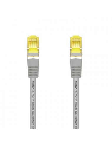 Aisens cable rj45 cat.7 awg26 gris 0.5m