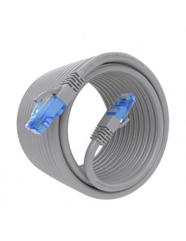 Aisens cable rj45 cat.6 utp awg26 cca gris 10m