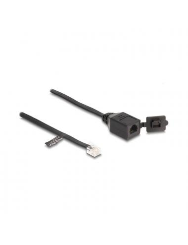 Delock cable rj11 macho a rj11 hembra con tapa