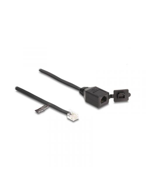 Delock cable rj11 macho a rj11 hembra con tapa