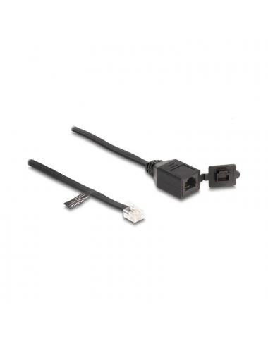Delock cable rj11 macho a rj11 hembra con tapa