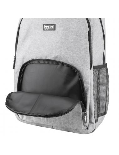 Iggual mochila port疸il 15.6-17 everyday use gris