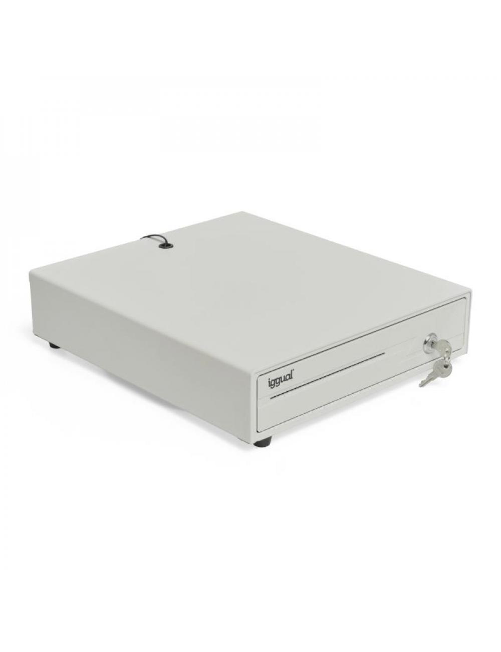 Iggual caj portamonedas iron-10w 38cm 4+6 blanco