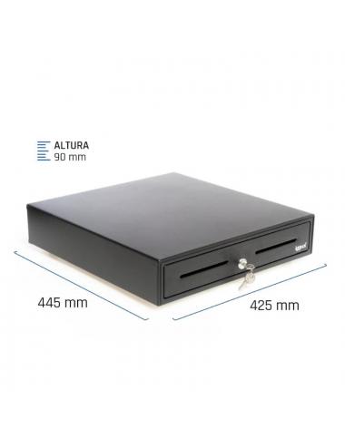 Iggual caj portamonedas iron-70 44,5cm 5+8 negro