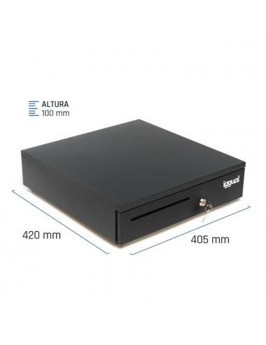 Iggual caj portamonedas iron-35 42cm 5+6 negro