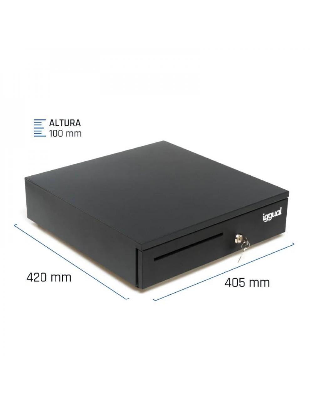 Iggual caj portamonedas iron-35 42cm 5+6 negro