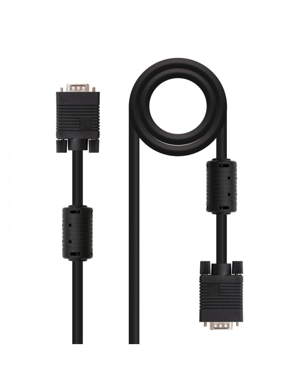 Nanocable cable conmutador vga 10 m negro