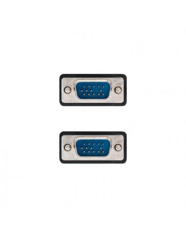 Nanocable cable conmutador vga 3 m negro