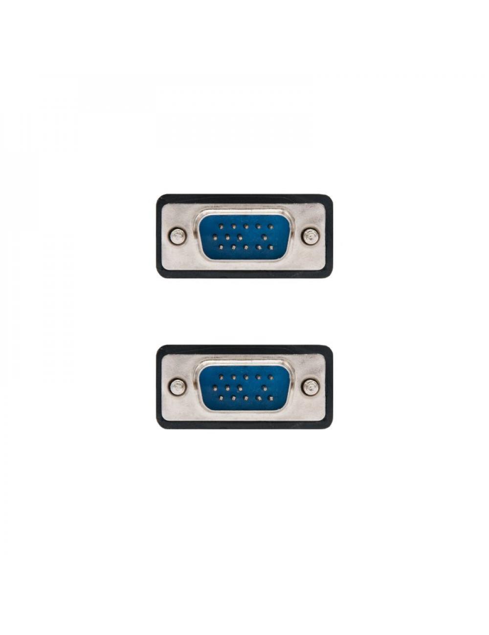 Nanocable cable conmutador vga 3 m negro