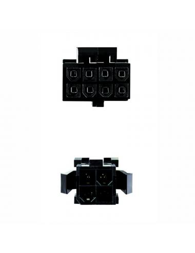 Nanocable cable alimentaci 4pin/h-4+4pin/m, 15 c