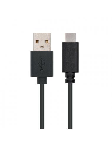 Nanocable cable usb 2.0 3a tipo usb-c/m-a/m 0.5 m
