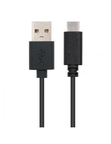 Nanocable cable usb 2.0 3a tipo usb-c/m-a/m 2 m