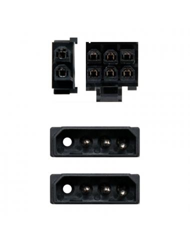 Nanocable cable vga 2x5.25"/m-pci-e(6+2pin)/m 20cm